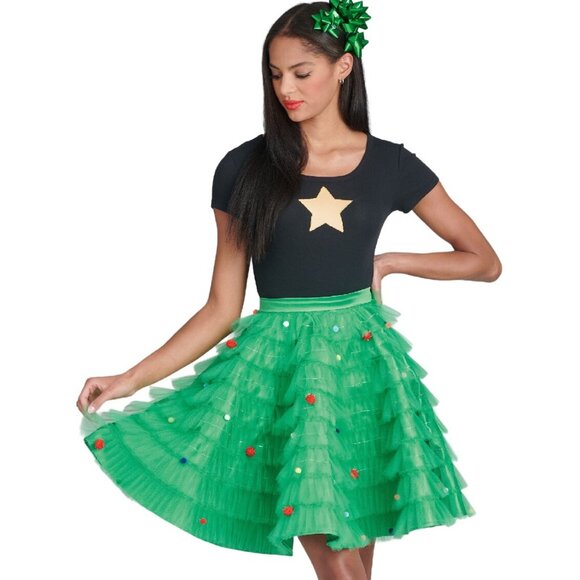 Simplicity 9879 Holiday Tiered Circle Ruffle Skirt Sizes 6-14 New & Uncut - Picture 2 of 7